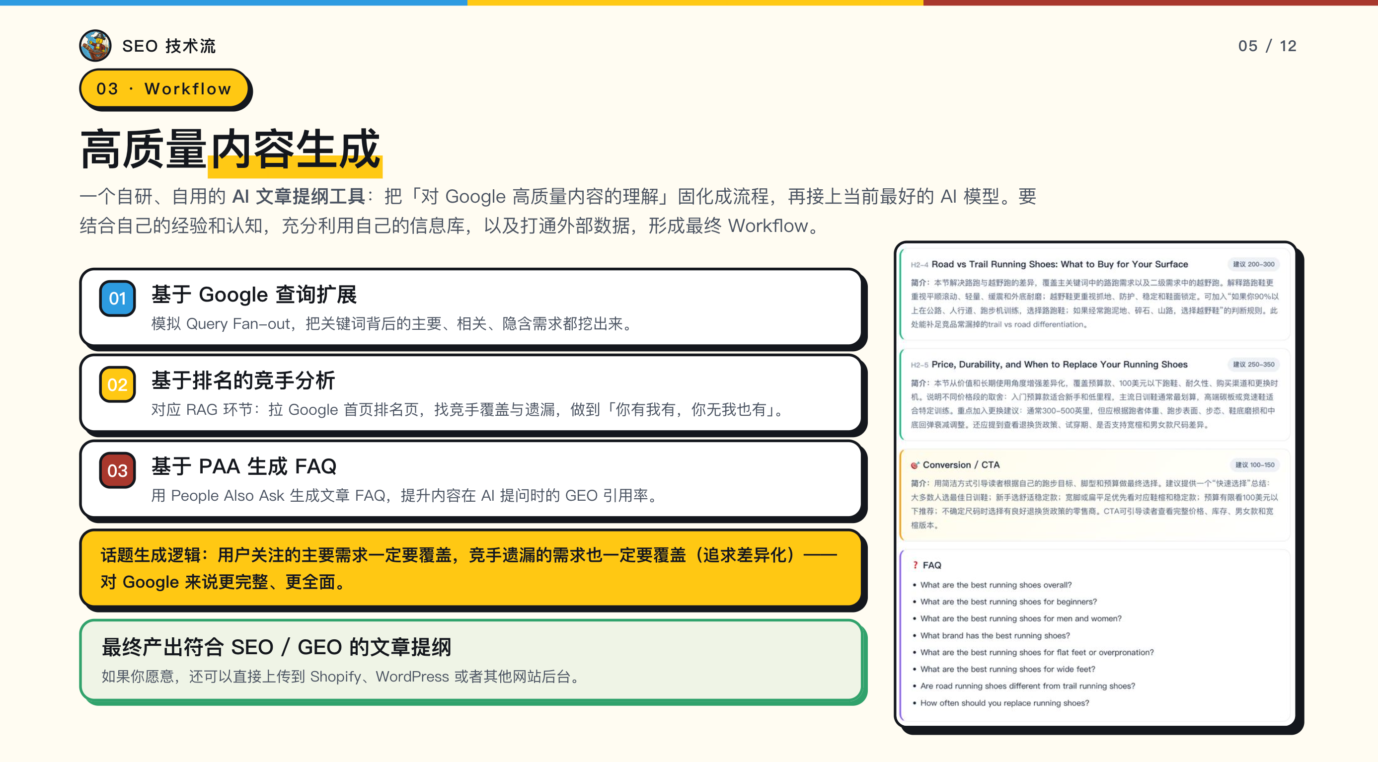 workflow 高质量内容