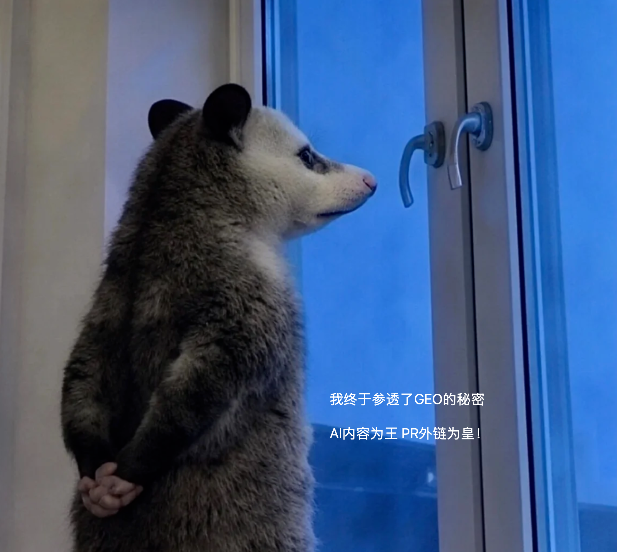 负鼠GEO meme