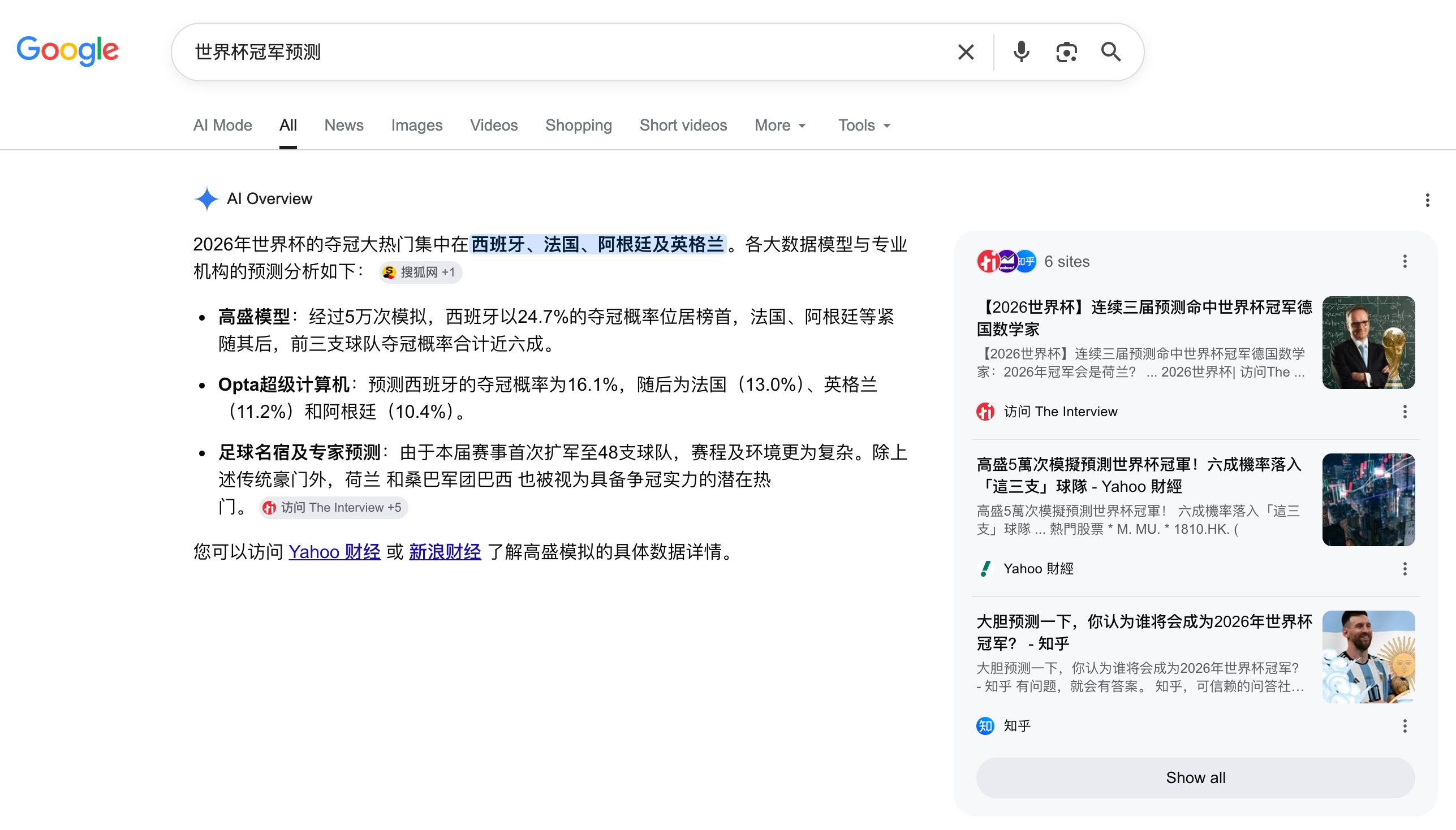 世界杯冠军预测 google AIO.png